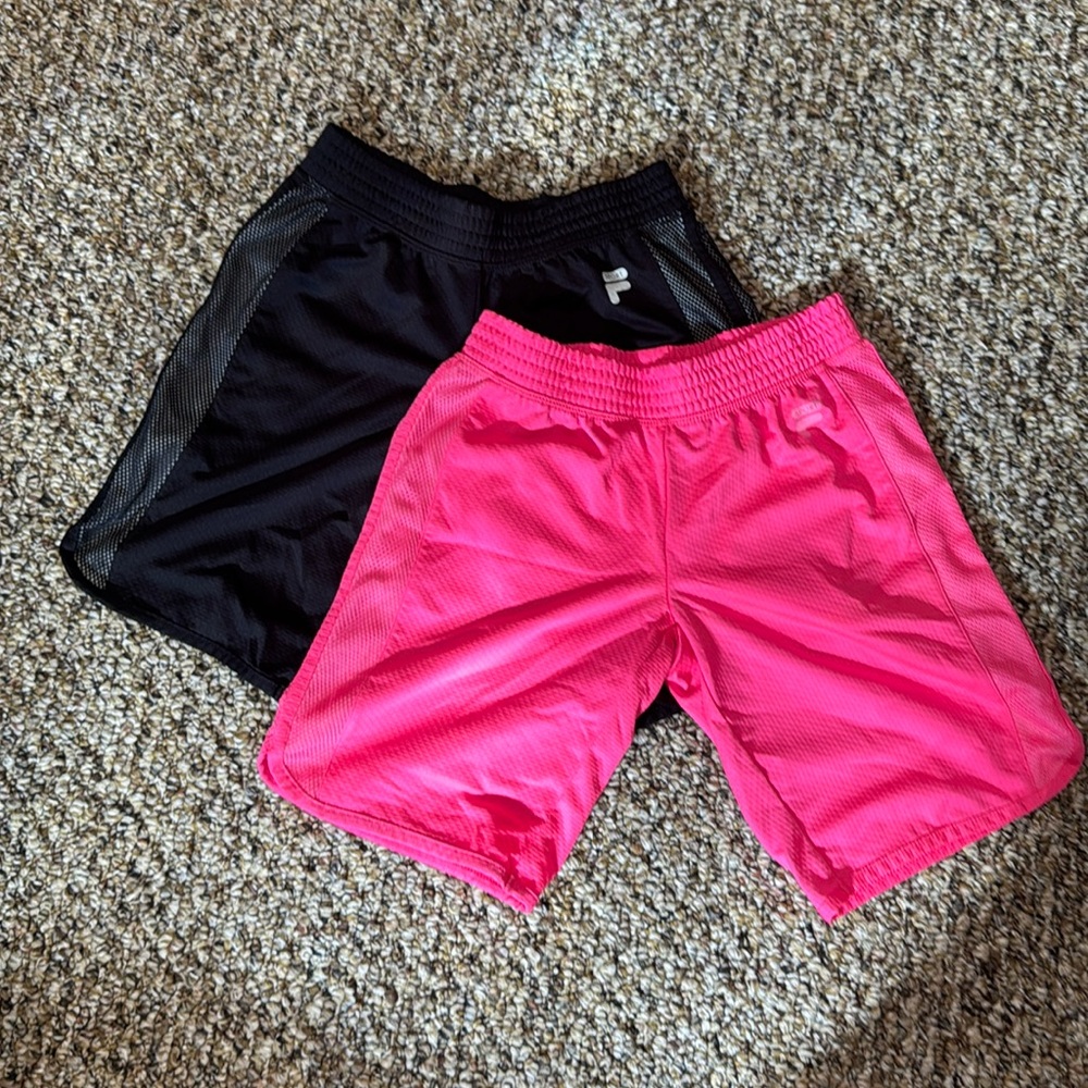 Girls Two Set Fila Sport Shorts
